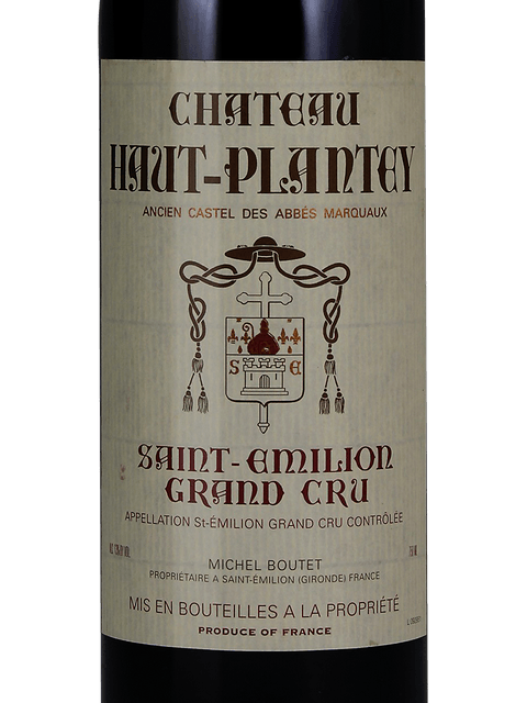 Chateau Haut-Plantey, Saint-Emilion Grand Cru