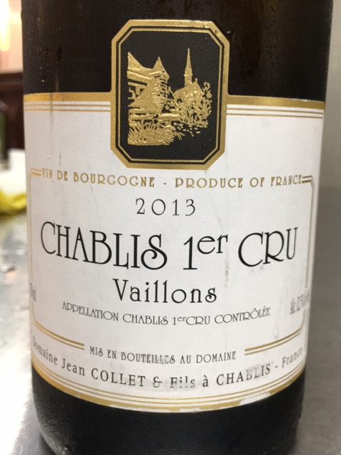 Domaine Jean Collet & Fils, Chablis Premier Cru, Vaillons
