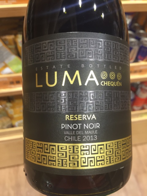 Luma Chequen, Gran Reserva Pinot Noir, Maule Valley