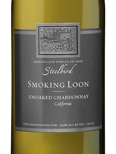 Smoking Loon, Steelbird Unoaked Chardonnay, California