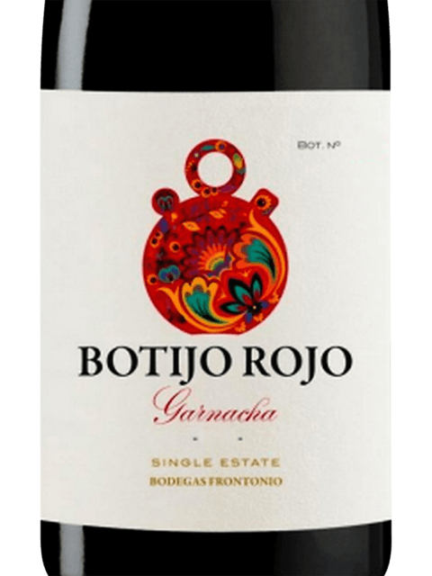 Frontonio, Botijo Rojo Garnacha Tinta, Valdejalon