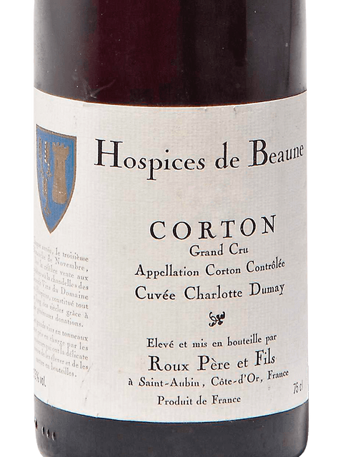 Hospices de Beaune (Coche-Dury), Corton Grand Cru, Cuvee Charlotte Dumay