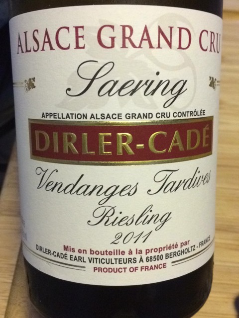 Dirler-Cade, Kessler Grand Cru, Riesling Vendanges Tardives