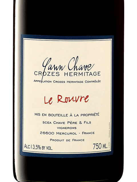 Yann Chave, Crozes-Hermitage, Tete De Cuvee
