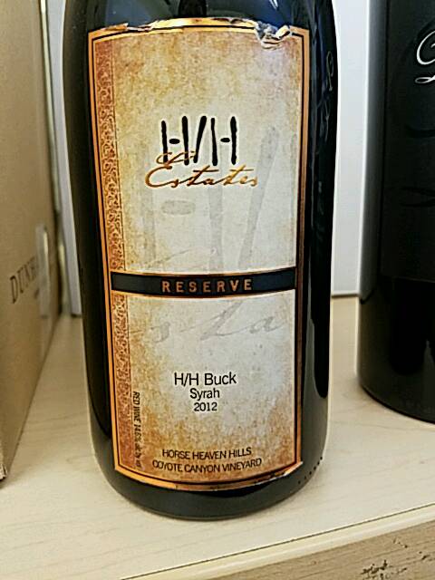 H/H Estates Reserve H/H Buck Syrah, Horse Heaven Hills