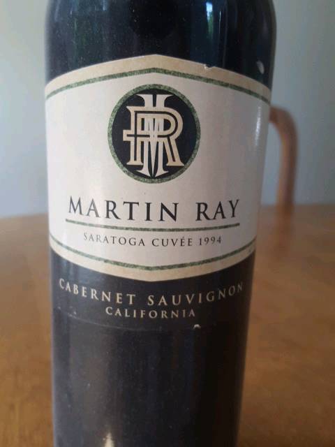 Martin Ray, Saratoga Cuvee Cabernet Sauvignon, California