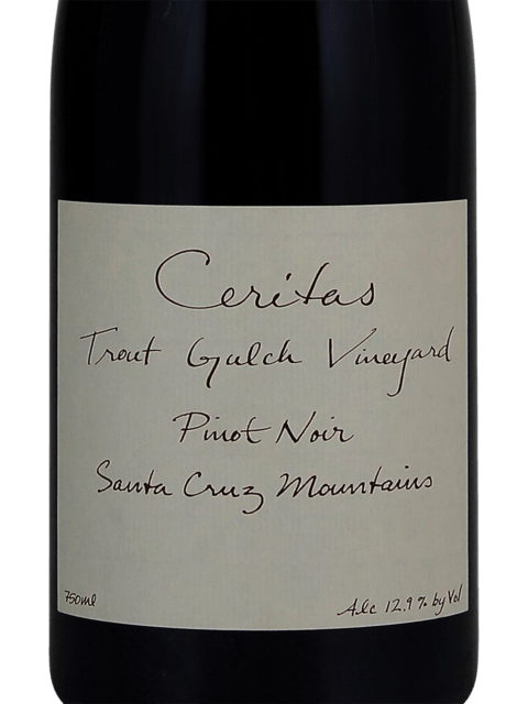 Ceritas, Trout Gulch Vineyard Pinot Noir, Santa Cruz Mountains