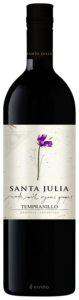 Bodega Santa Julia, Organic Tempranillo, Mendoza