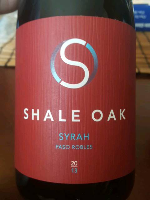Shale Oak, Syrah, Paso Robles