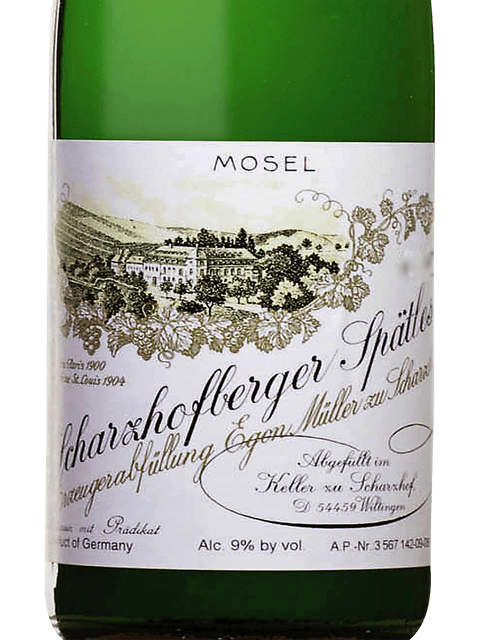 Egon Muller, Scharzhofberger Riesling Spatlese Auktion Nr5, Mosel