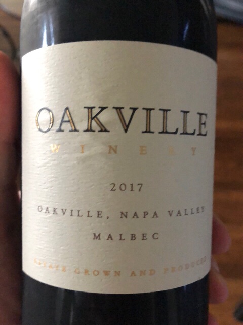 Oakville Winery, Malbec, Oakville
