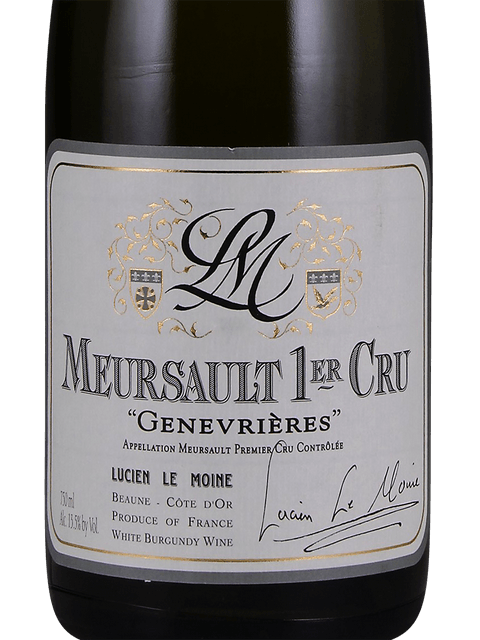 Lucien Le Moine, Meursault Premier Cru, Genevrieres