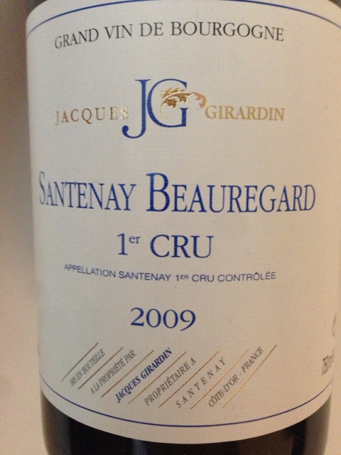 Jacques Girardin, Santenay, Bieveaux Terrasses