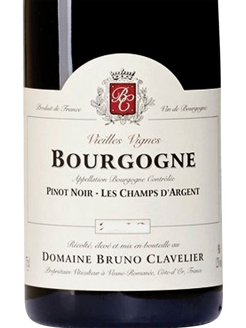 Domaine Bruno Clavelier, Bourgogne, Les Champs d’Argent Pinot Noir Vieilles Vignes