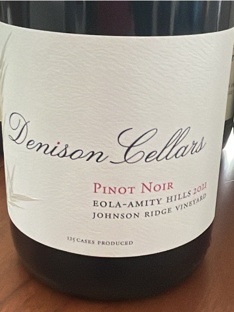 Denison Cellars, Kiff Vineyard Pinot Noir, Yamhill-Carlton