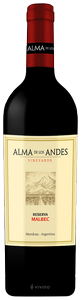 Alma de Los Andes, Malbec Reserva, Mendoza