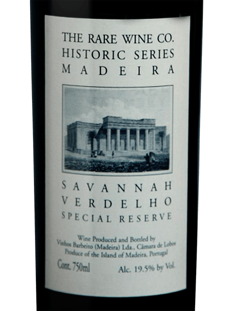 Rare Wine Company, Historic Series Savannah Verdelho Special Reserve, Madeira