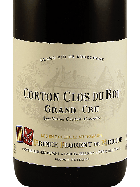 Prince Florent Merode, Corton Grand Cru, Le Clos du Roi