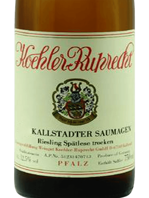 Koehler-Ruprecht, Kallstadter Saumagen Riesling Spatlese R Goldkapsel, Pfalz