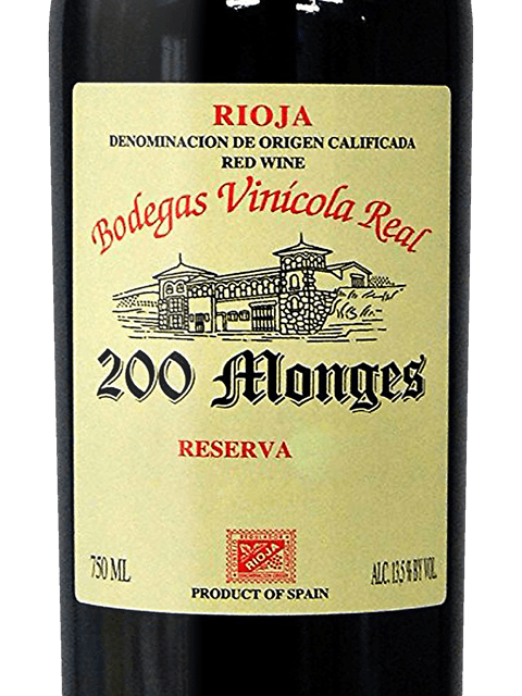 Vinicola Real, 200 Monges Gran Reserva, Rioja