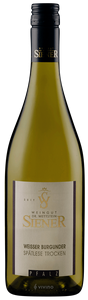 Weingut Dr. Wettstein Siener, Weisser Burgunder Spatlese, Pfalz