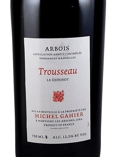 Michel Gahier, Arbois, Le Clousot Trousseau