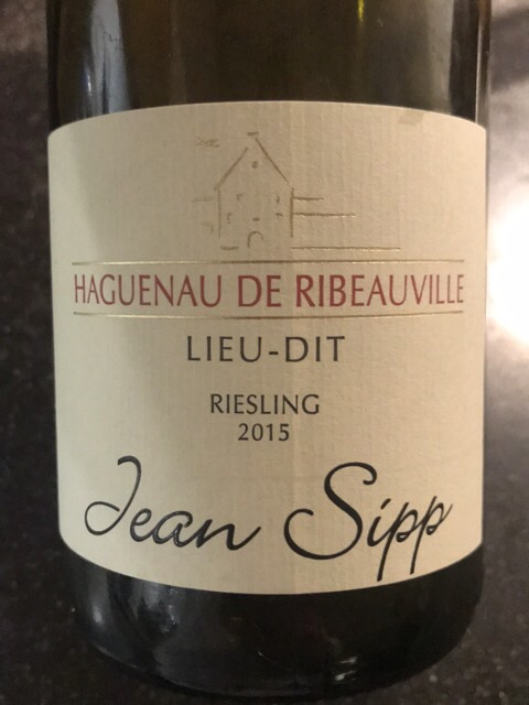 Jean Sipp, Gewurztraminer Particuliere