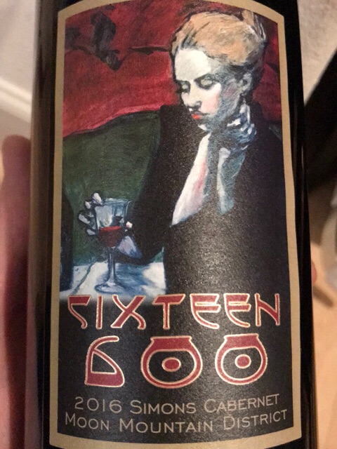 Sixteen 600, Simons Cabernet, Moon Mountain District