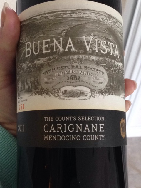 Buena Vista Carignane, Carignane, Mendocino County