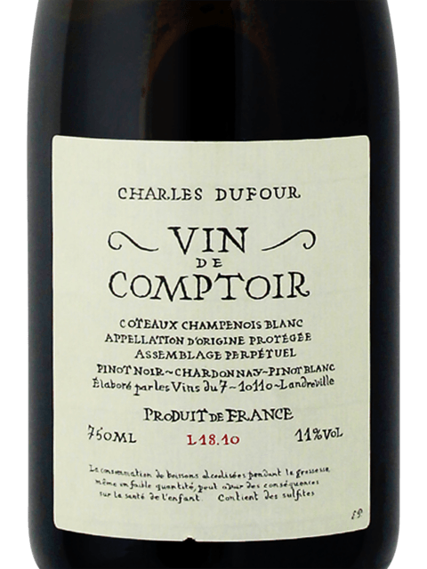 Charles Dufour, Blanc Gourmand Pinot Blanc, Coteaux Champenois