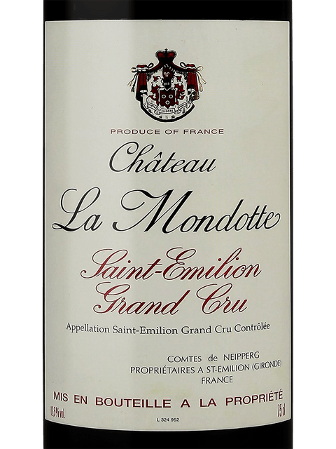 La Mondotte Premier Grand Cru Classe B, Saint-Emilion Grand Cru
