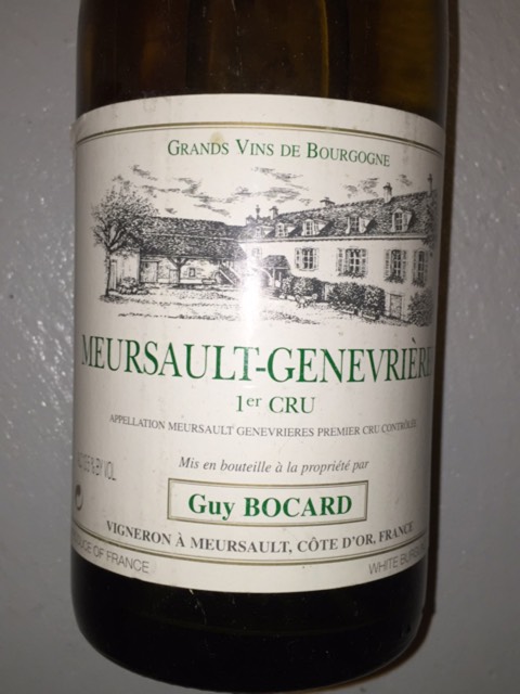 Guy Bocard, Meursault Premier Cru, Genevrieres