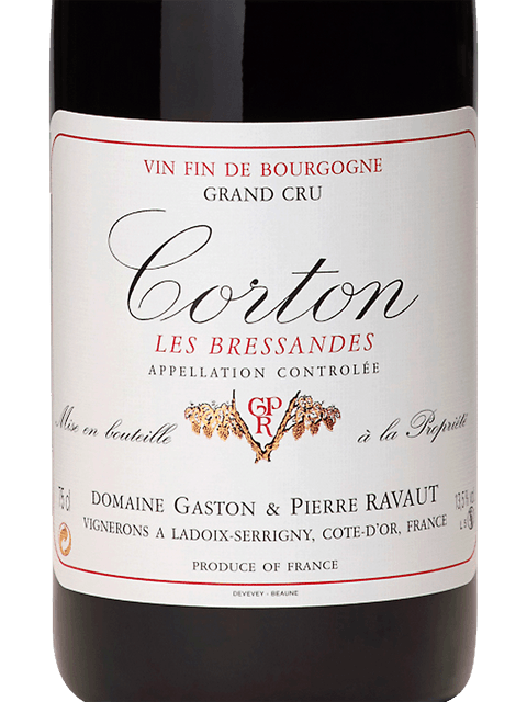 Gaston & Pierre Ravaut, Corton Grand Cru, Les Bressandes