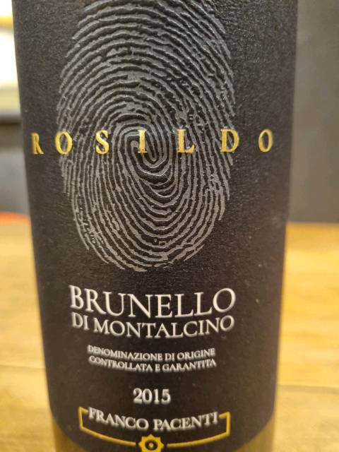 Franco Pacenti, Brunello di Montalcino, Rosildo
