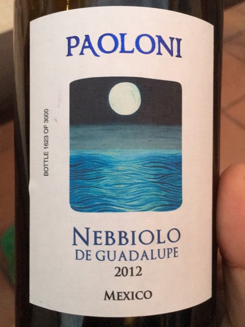 Paoloni, Aglianico, Valle de Guadalupe