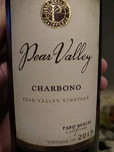 Pear Valley, Charbono, Paso Robles