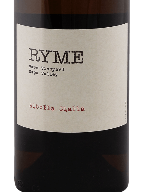 Ryme, Ribolla Gialla, Napa Valley
