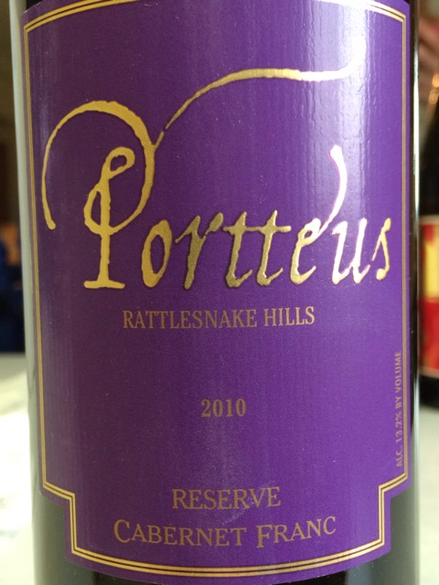 Portteus, Cabernet Franc, Rattlesnake Hills