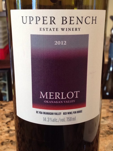 Upper Bench, Merlot, Okanagan Valley