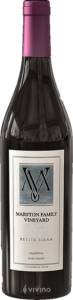 Marston Family Vineyard, Petite Sirah, Calistoga
