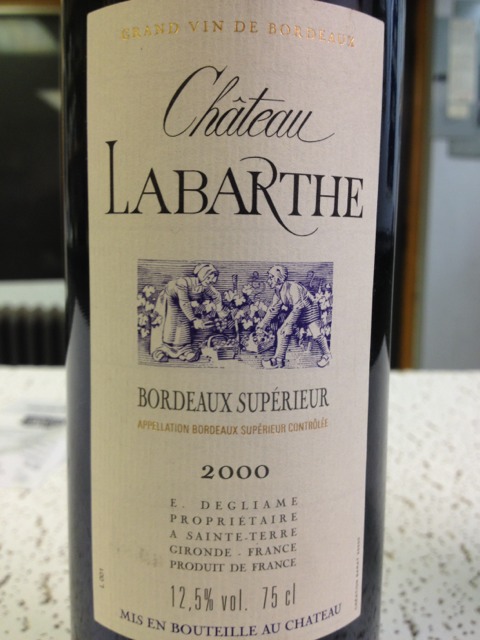 Chateau Labarthe, Bordeaux Superieur