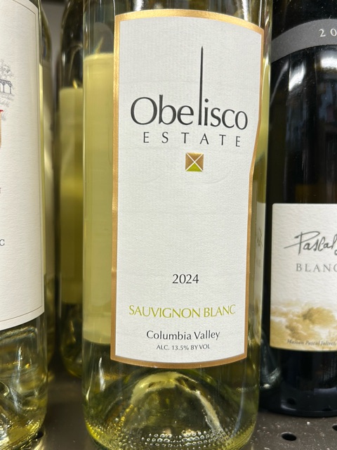 Obelisco Estate, Sauvignon Blanc, Columbia Valley
