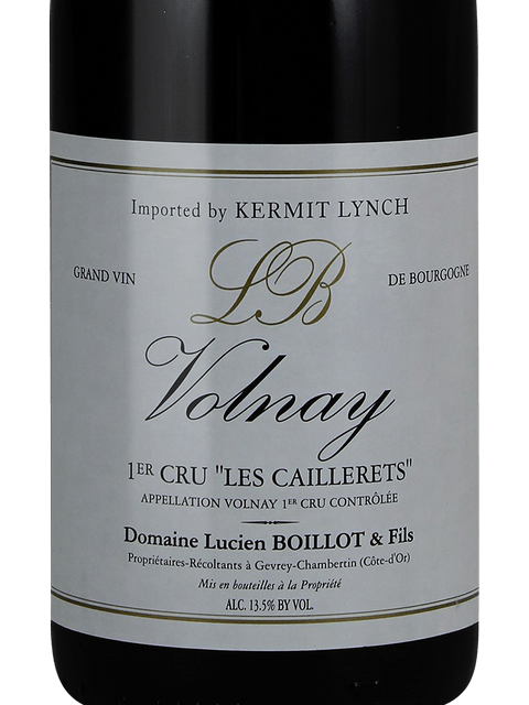 Lucien Boillot, Volnay Premier Cru, Les Caillerets