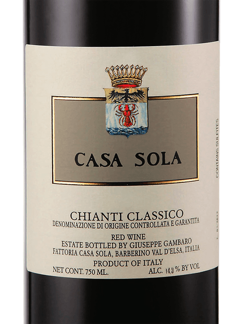 Casa Sola, Chianti Classico, Riserva