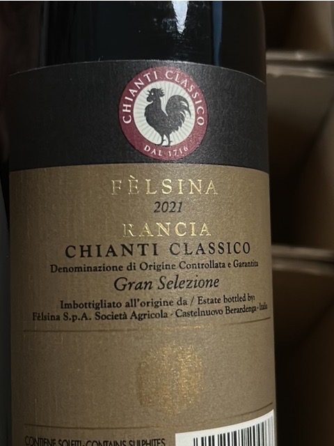 Felsina, Chianti Classico, Rancia Gran Selezione