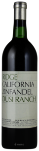 Ridge, Dusi Ranch Zinfandel, Paso Robles
