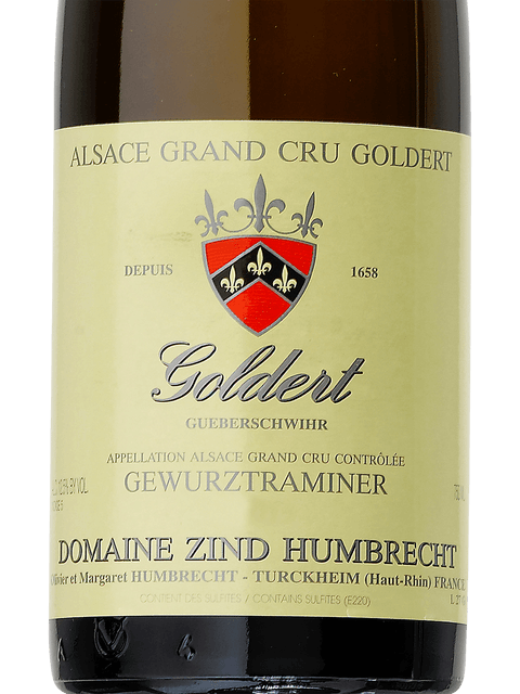 Domaine Zind Humbrecht, Gewurztraminer Gueberschwihr Vendanges Tardives Grand Cru, Goldert