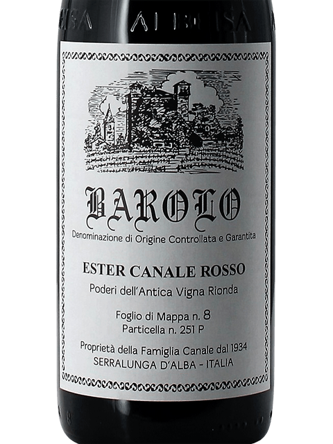Giovanni Rosso, Barolo, Vigna Rionda Tommaso Canale