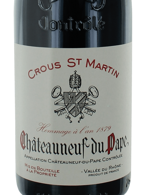 Crous St Martin, Les Volutes, Vacqueyras