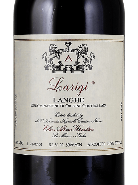 Elio Altare, Langhe, Larigi